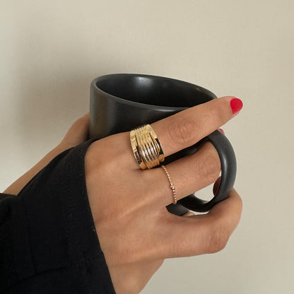 Tiny Ball Gold Ring