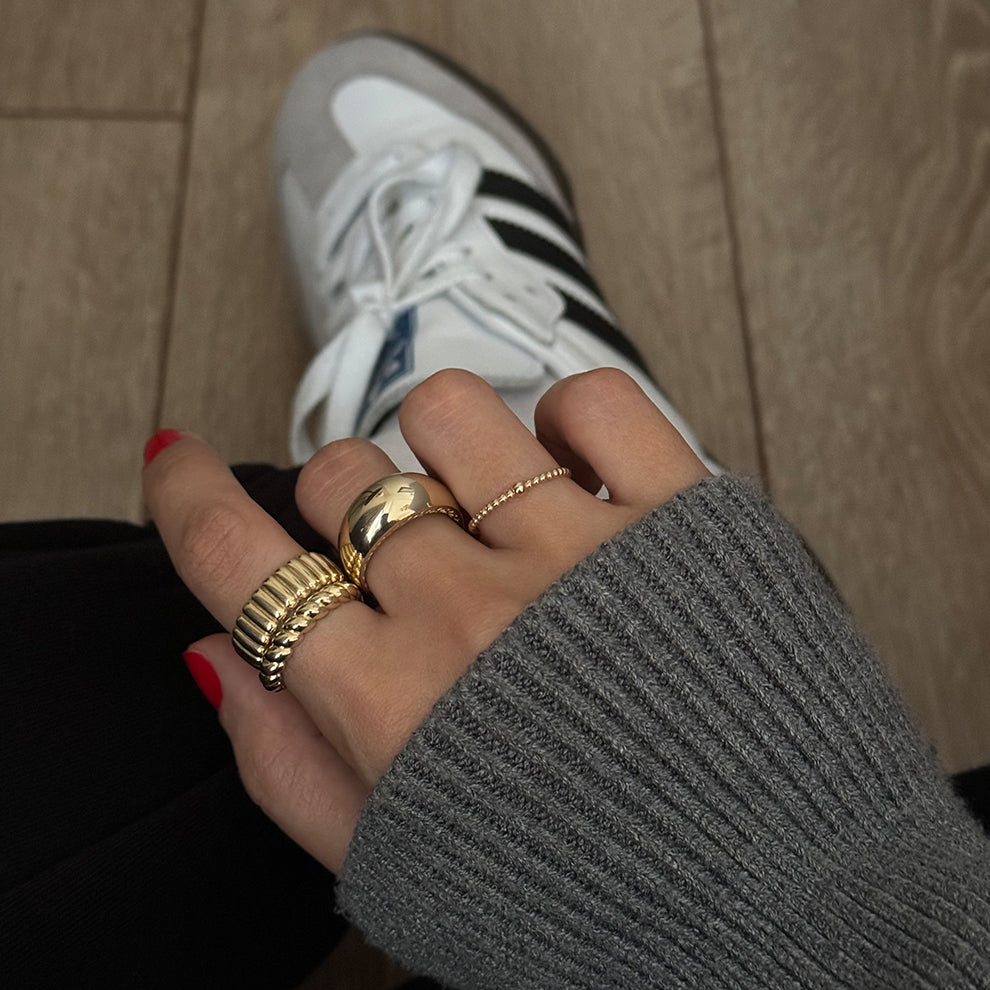 Tiny Ball Gold Ring
