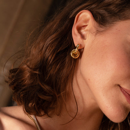 Penny Gold Earring