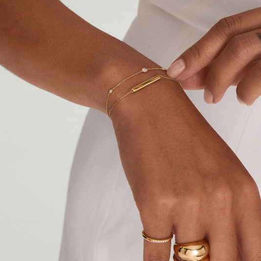 Plate Gold Bracelet
