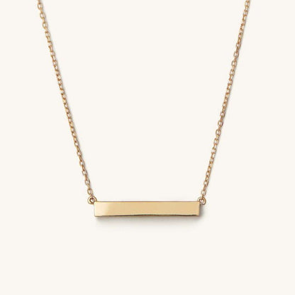 Plate Gold Necklace