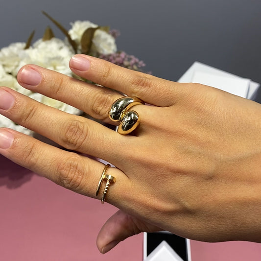 Spiral Gold Ring