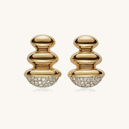 2.00ct Sculptura Küpe