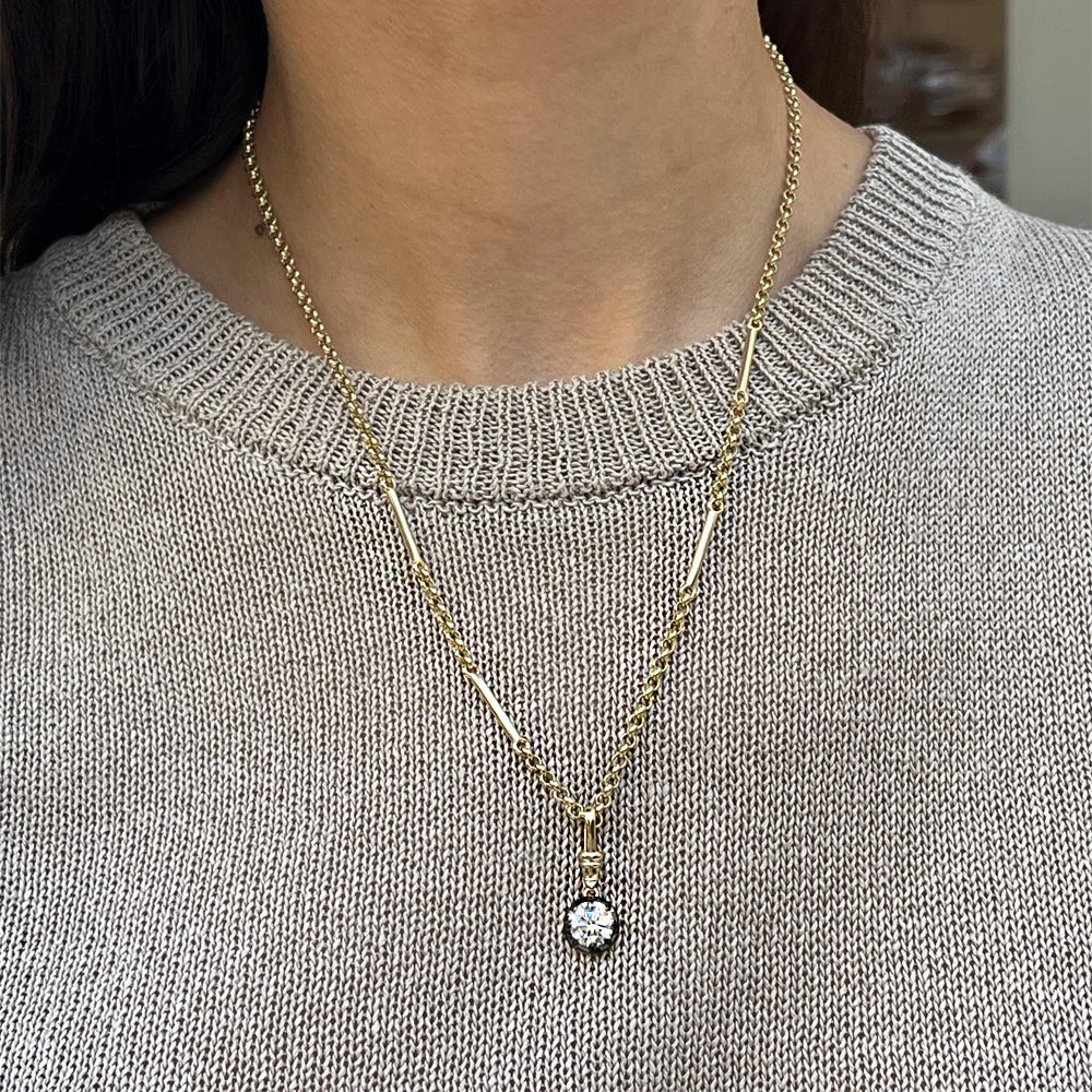 1.51ct Signet Kolye