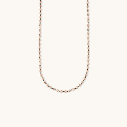 Top Zincir Sarı Kolye