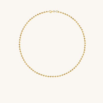 Medium Top Zincir Altın Kolye