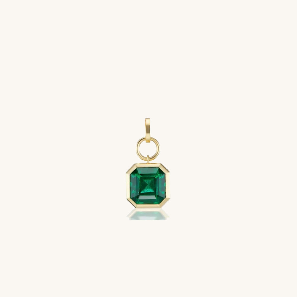 0.70ct Zümrüt Kolye Ucu