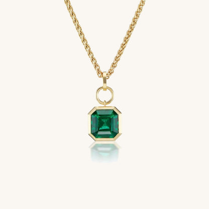 0.70ct Zümrüt Kolye Ucu